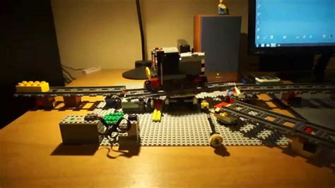 Lego Train Power And Manual Turntable Youtube