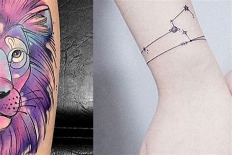 Leo And Cancer Tattoo Together Unite The Strengths Of Two Zodiac Signs