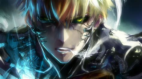 Les Fonds D Cran Nh Un Coup De Poing Homme Genos Genos Saitama One