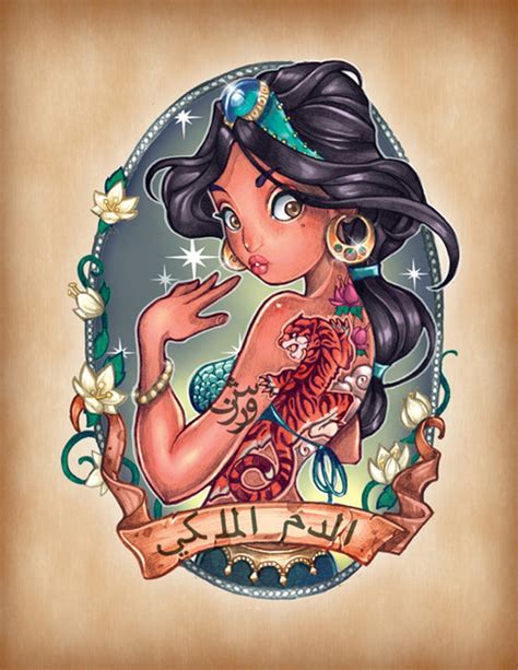 Les Princesses De Disney En Pin Up Tatou Es Gentlegeek