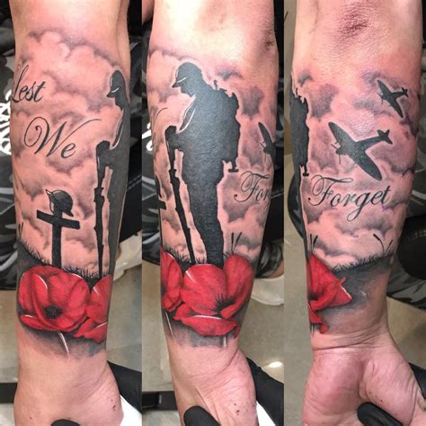 Lest We Forget Tattoo Arm