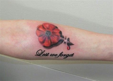 Lest We Forget Tattoo Meaning