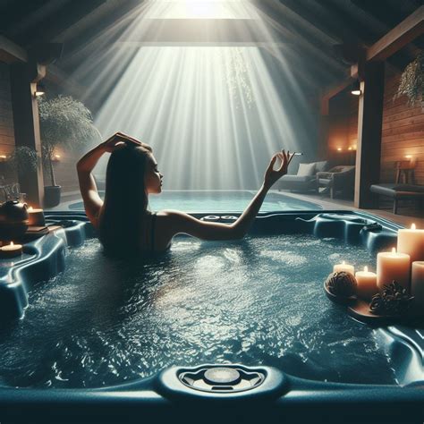 Let The Stress Melt Away Relax In Your Hot Tub To Unwind And Rejuvenate By Hot Tub Patio