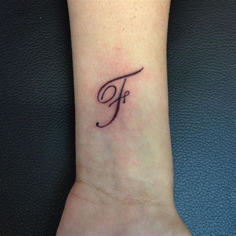 Letter F Tattoo With Heart Beachweddingoutfitguestmen