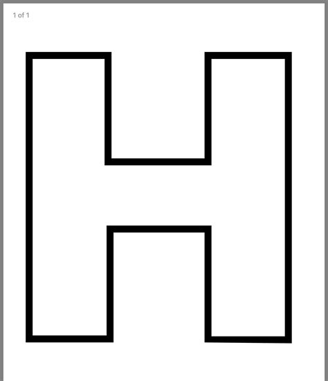 5 Fun Ways to Learn Letter H Printable