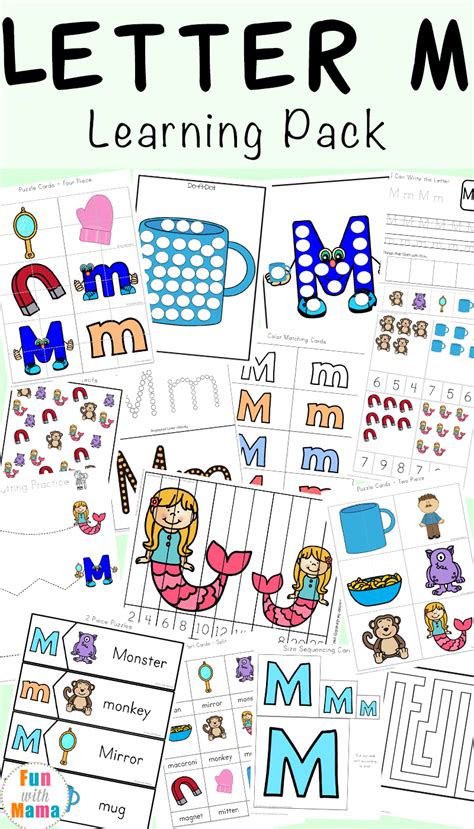 Letter M Worksheets Letter M Activities For Preschoolers Letter M Crafts Letter M