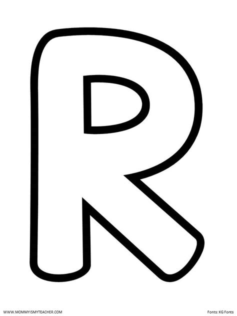 Letter R Printable Free