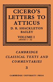 Letters To Atticus Cicero