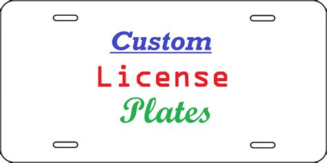 License Plate Editable Template Design Vector License Plate Template