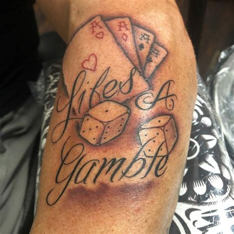 Lifes a Gamble Tattoo Ideas and Designs