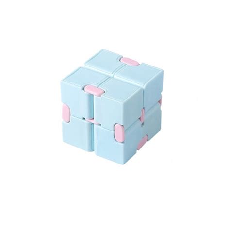 Light Blue Infinity Cube Fidget Toys For Stress Relief Infinity Cube