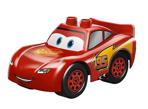 Lightning McQueen Duplo Blocks for Little Speedsters