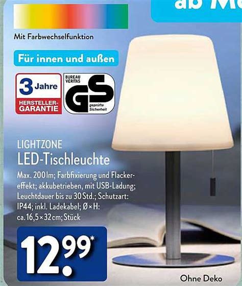 Lightzone Led Tischleuchte Angebot Bei Aldi Nord 1Prospekte De