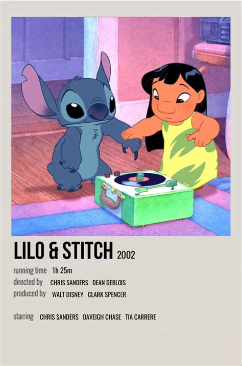 Lilo Amp Stitch Poster Lilo Stitch Movie Lilo Stitch Disney Posters