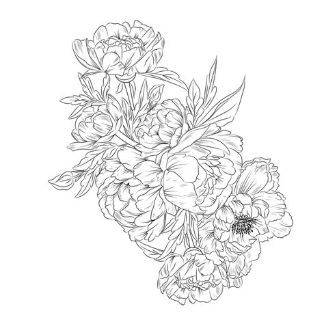 7 Linework Peony Tattoo Designs to Admire