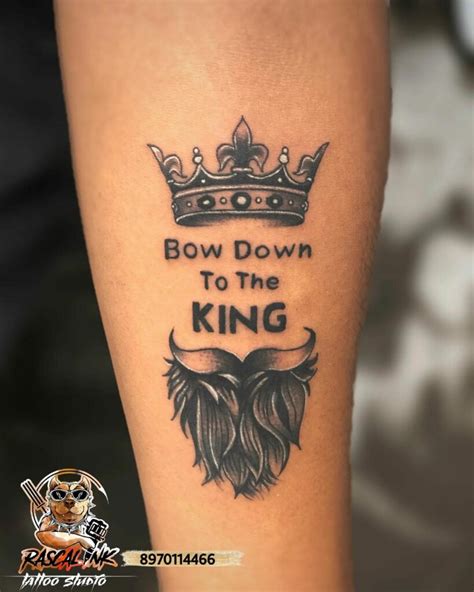 Lion King Crown Tattoos