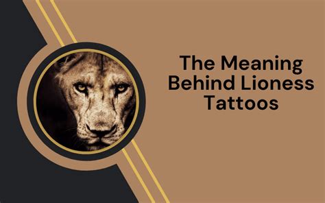 Lioness On Robyn Nice Meaning Behind It Lionesstattoo Tattoo