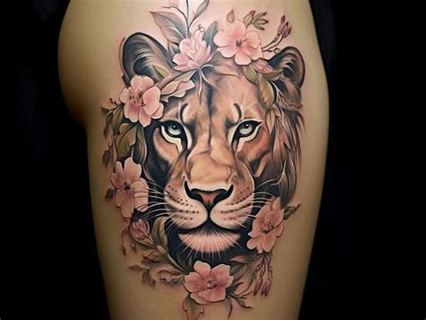 Lioness Tattoo Meaning Lioness Symbolize Isbagus