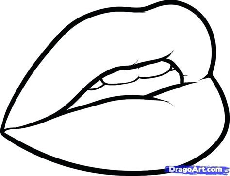 Lips Coloring Pages