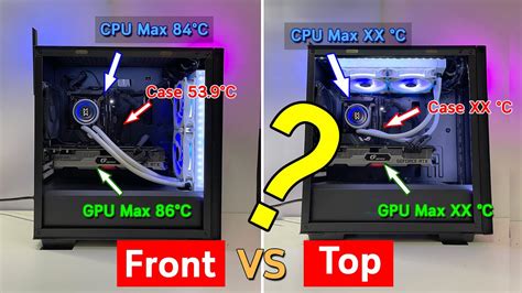 Liquid Cooling Cpu Front Vs Top Mounting Aio Cooler Mounting Front Vs