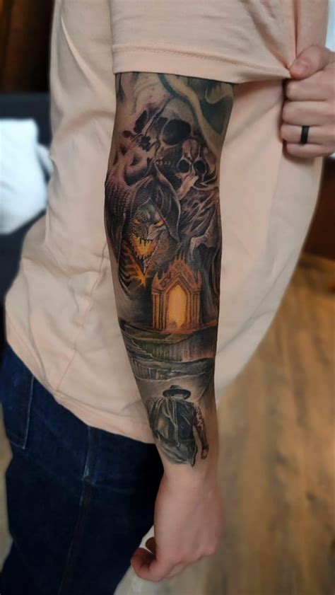 List 105 Wallpaper Heaven And Hell Tattoo Sleeve Completed 11 2023