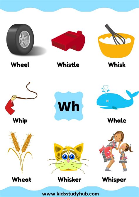 List Of Words That Start With Amp 39 Wh Amp 39 For Children To Learn