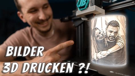 Lithophane Tutorial 3D Druck Ideen Verwandle 2D Bilder In 3D