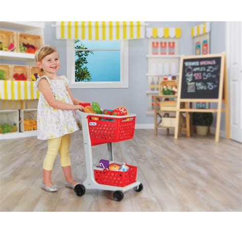 Little Tikes Shop N Learn Smart Cart Realistic Toy Shopping Cart With