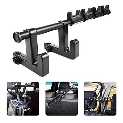 Littlemole Car Fishing Rod Holder With Seat Hook Multifunctional