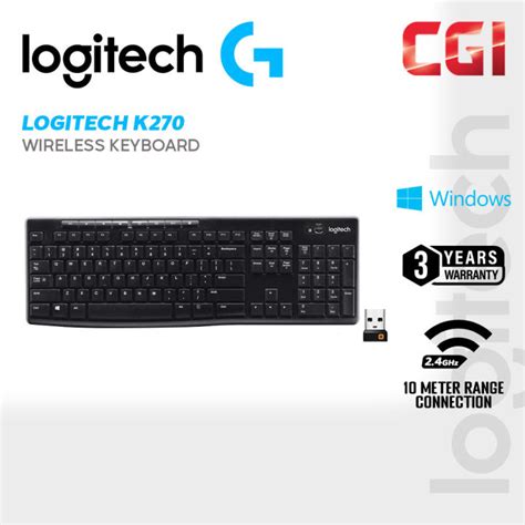 Logitech K270 Wireless Keyboard 920 003057 Lazada