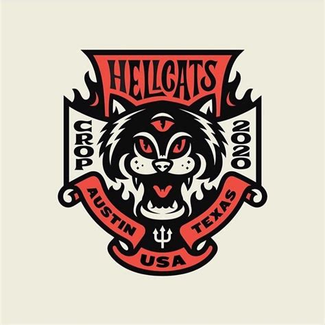 Logo Bloom On Instagram Hellcats Badge By Ortdesignstudio How Do