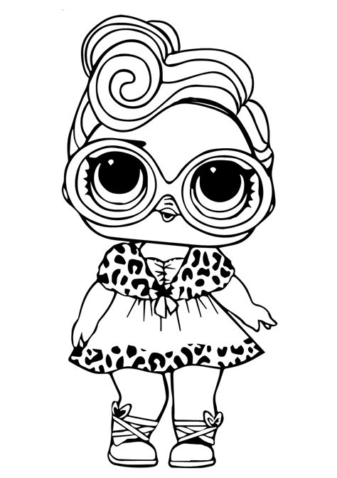 Lol Dolls Coloring Pages for Kids Fun and Free