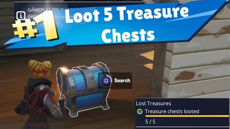 Loot 5 Treasure Chests In Succesfull Missions Lost Treasures Save The