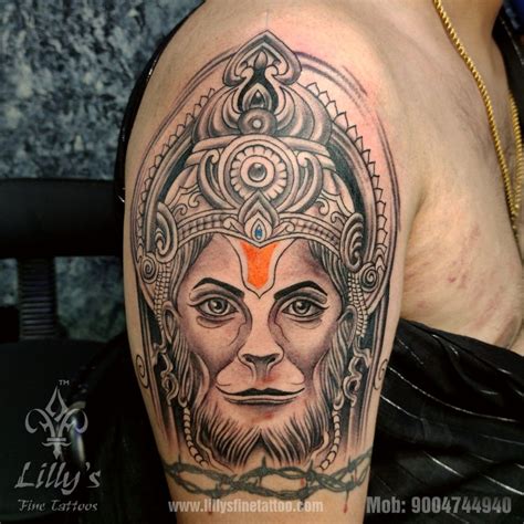 Lord Hanuman Tattoo By Deepak Vetal At Lillys Fine Tattoo In 2022