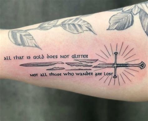 Lord Of The Rings Tattoo Lord Of The Rings Tattoo Geek Tattoo Lotr