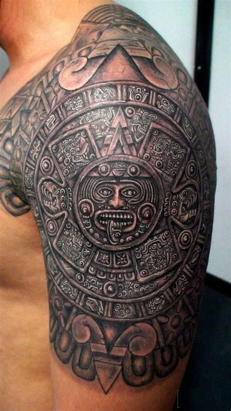 Los Mejores Tatuajes Aztecas Y Mayas Con Significado Completo Y Real Patterntattoos Tatuaje