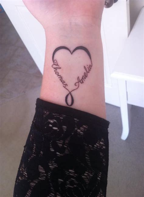 Love Heart Tattoo Designs With Names Viraltattoo