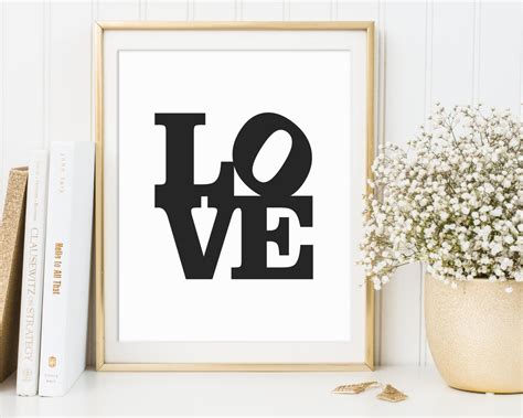 Love Sign Philadelphia Love Sign Typography Poster Word Etsy