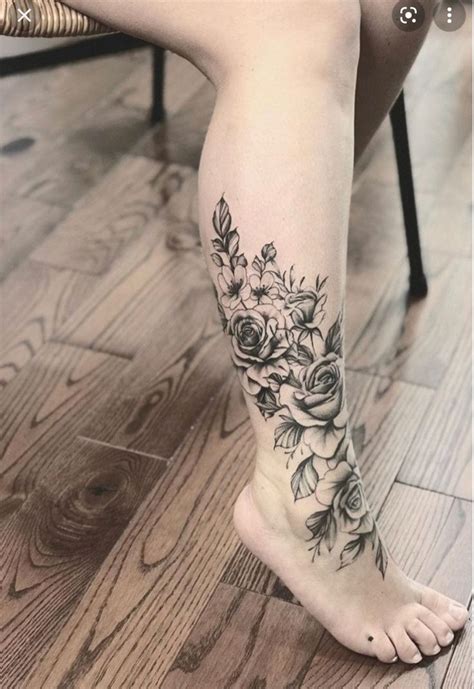 Lower Leg Tattoo Em 2024 Tatuagem No P Delicada Tatuagem Do P Tatuagem Mulher