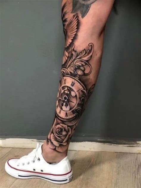 Lower Leg Tattoos For Men