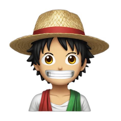 Luffy Hold On His Hand Flag Palestine Ai Emoji Generator