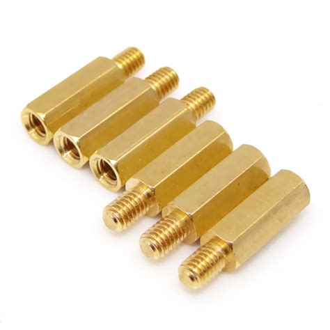 M3 M4 M5 M6 Brass Hex Studs Column Male Female Spacer Motherboard