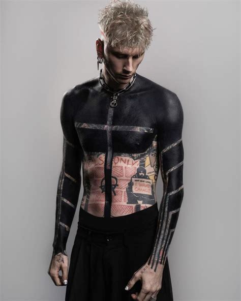 Machine Gun Kelly Unveils Jaw Dropping Upper Body Tattoo That Took 78 Hours To Complete