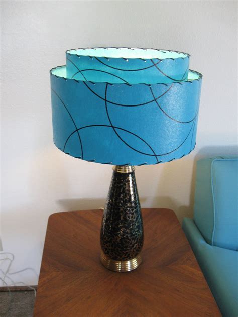 Made To Order Mid Century Vintage Style Fiberglass Lamp Shade Etsy