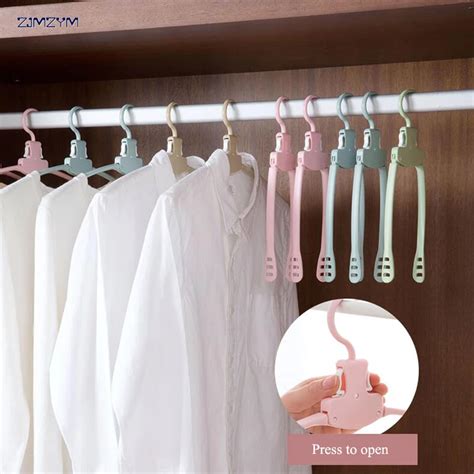 Magic Multi Functional Dual Hanger Folding Clothes Hanger Clothing