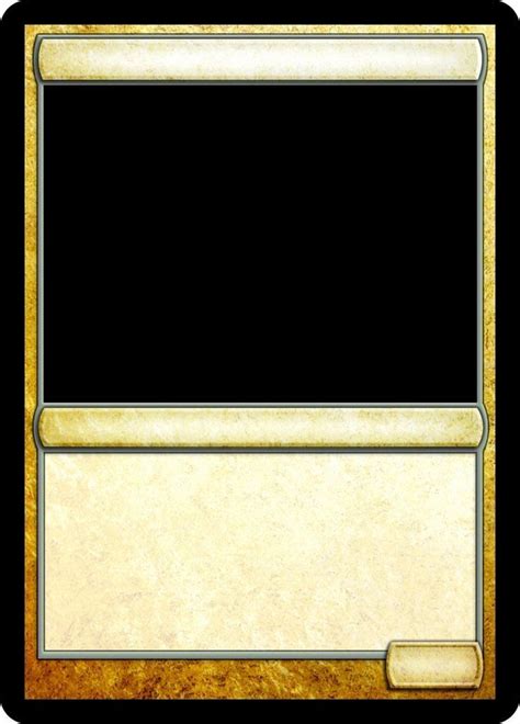 Magic The Gathering Card Template Psd