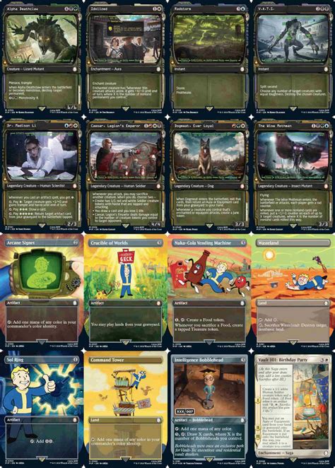 Magic The Gathering Reveals First Look At Fallout Set