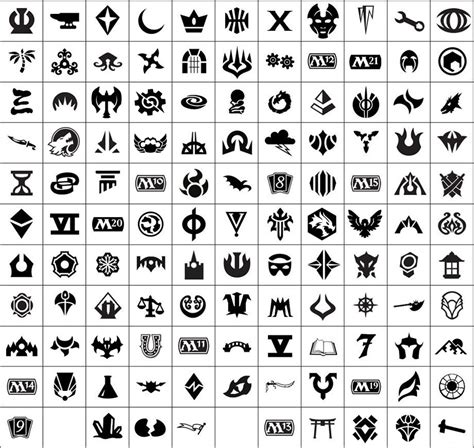 Magic The Gathering Set Symbols Bro Quiz By Denalex