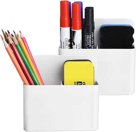 Magnetic Pen Holder Office Whiteboard Markers Pencil Pen Holder