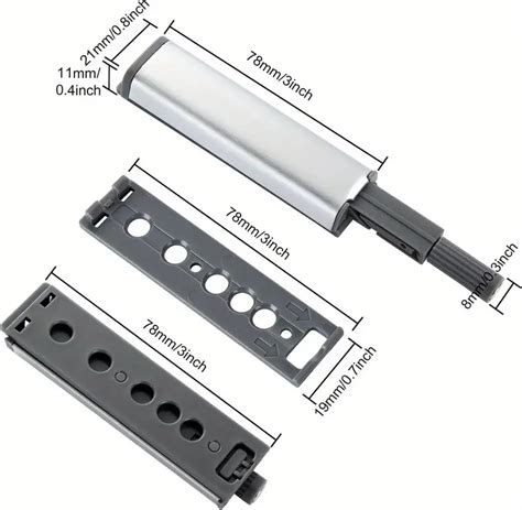 Magnetic Push Latches Cabinets Push Open Cabinet Hardware Temu